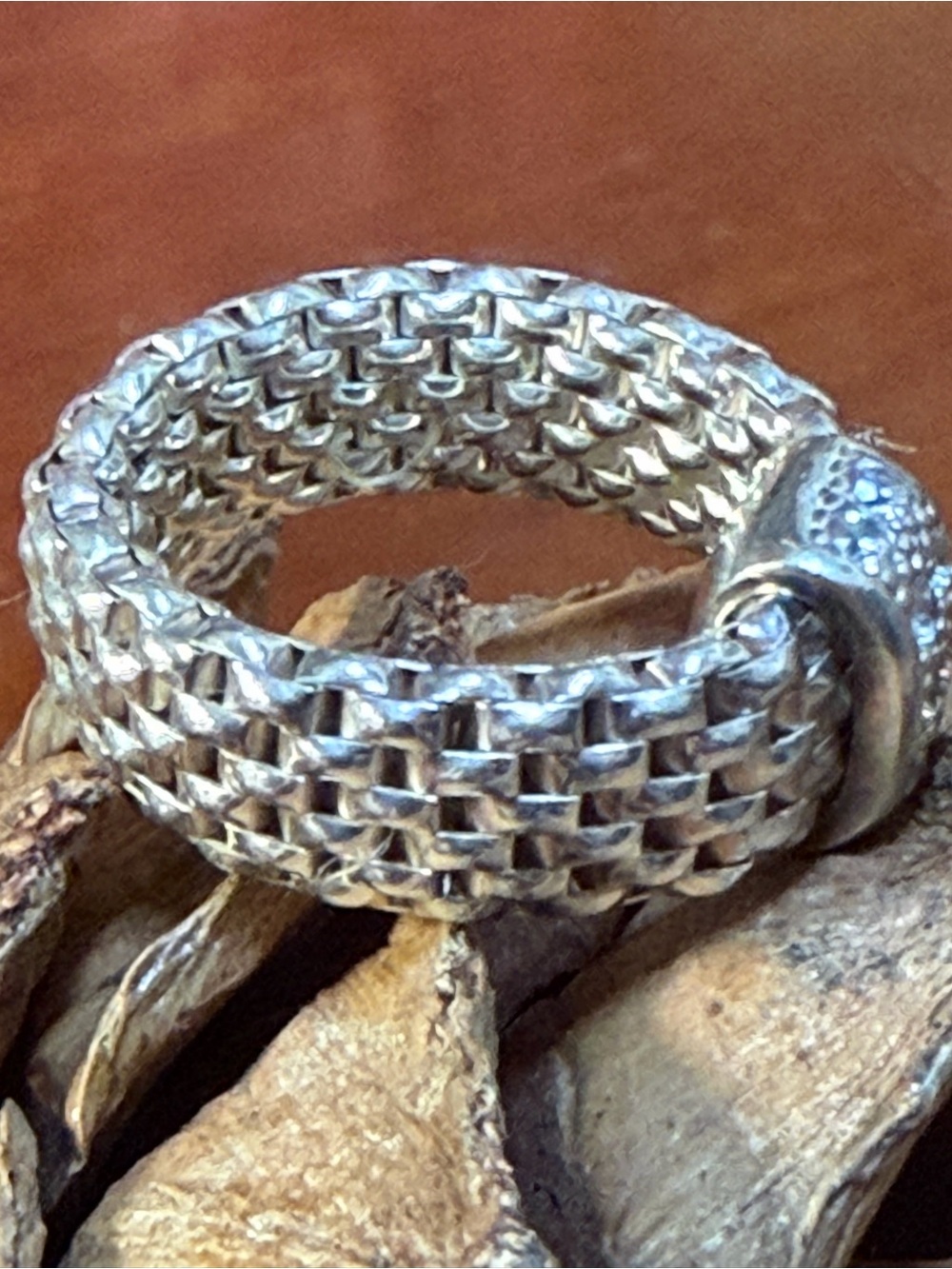 SILPADA R2980 stretch Sterling ring M - Picture 4 of 7